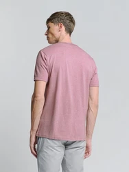 NO EXCESS T-Shirt mit Rundhalsausschnitt Rosa/Lila