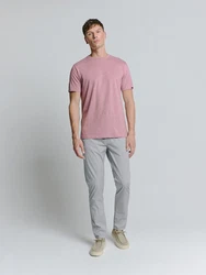 NO EXCESS T-Shirt mit Rundhalsausschnitt Rosa/Lila