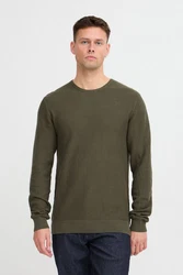 Blend Strickpullover BLEND BHPullover Dunkelgrün/Khaki