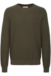 Blend Strickpullover BLEND BHPullover Dunkelgrün/Khaki