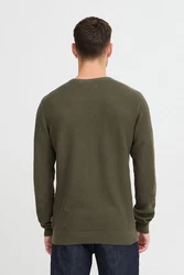 Blend Strickpullover BLEND BHPullover Dunkelgrün/Khaki