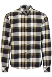 Blend Langarmhemd BHShirt Hellblau/Dunkelgrün/Braun/Rot