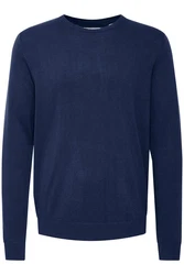 Blend Strickpullover BHPullover Dunkelblau/Blau