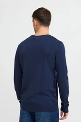 Blend Strickpullover BHPullover Dunkelblau/Blau
