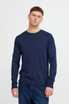 Blend Strickpullover BHPullover Dunkelblau/Blau