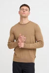 Blend Strickpullover BHPullover Khaki/Braun/Beige