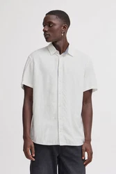 Blend Kurzarmhemd BLEND BHBOBBY Shirt Weiß/Grau/Khaki/Creme/Beige