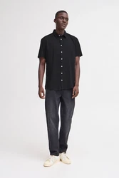 Blend Kurzarmhemd BLEND BHBOBBY Shirt Schwarz