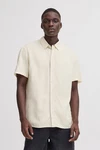 Blend Kurzarmhemd BLEND BHBOBBY Shirt Weiß/Beige/Khaki/Gelb