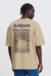 Blend T-Shirt BLEND BHJAMIL Khaki/Beige/Gelb