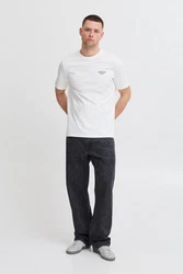 Blend T-Shirt BLEND BHJAMEY Weiß/Creme/Grau