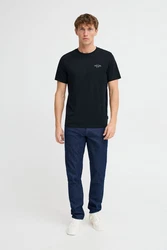 Blend T-Shirt BLEND BHJAMEY Dunkelblau/Schwarz