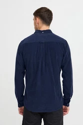 Blend Langarmhemd BHShirt Dunkelblau/Hellblau/Blau