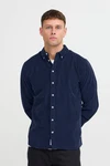 Blend Langarmhemd BHShirt Dunkelblau/Hellblau/Blau
