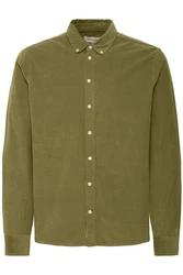 Blend Langarmhemd BHShirt Dunkelgrün/Grün/Khaki