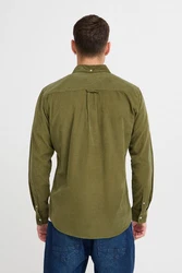 Blend Langarmhemd BHShirt Dunkelgrün/Grün/Khaki