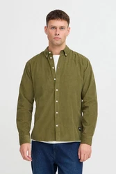 Blend Langarmhemd BHShirt Dunkelgrün/Grün/Khaki