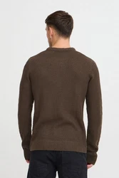 Blend Strickpullover BHPullover Khaki/Dunkelgrün/Dunkelbraun
