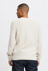Blend Strickpullover BHPullover Weiß/Creme