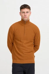 Blend Troyer Pullover Braun/Orange