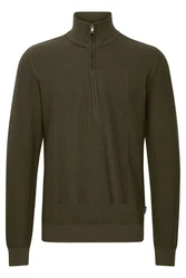 Blend Troyer Pullover Dunkelgrün/Khaki