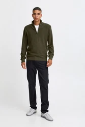 Blend Troyer Pullover Dunkelgrün/Khaki