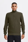 Blend Troyer Pullover Dunkelgrün/Khaki