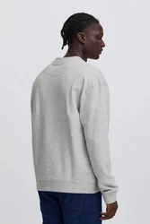 Blend Longsweatshirt BLEND BHBRODY Sweatshirt Crew Grau/Hellgrau