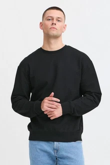 Blend Longsweatshirt BLEND BHBRODY Sweatshirt Crew Schwarz
