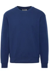 Blend Longsweatshirt BLEND BHBRODY Sweatshirt Crew Dunkelblau/Blau