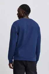 Blend Longsweatshirt BLEND BHBRODY Sweatshirt Crew Dunkelblau/Blau