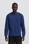 Blend Longsweatshirt BLEND BHBRODY Sweatshirt Crew Dunkelblau/Blau