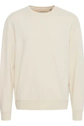 Blend Longsweatshirt BLEND BHBRODY Sweatshirt Crew Khaki/Beige/Weiß/Creme