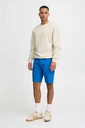 Blend Longsweatshirt BLEND BHBRODY Sweatshirt Crew Khaki/Beige/Weiß/Creme