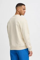 Blend Longsweatshirt BLEND BHBRODY Sweatshirt Crew Khaki/Beige/Weiß/Creme
