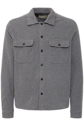 Blend Hemdjacke Shirt Hellgrau/Dunkelgrau/Grau