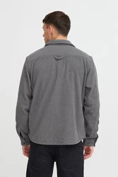 Blend Hemdjacke Shirt Hellgrau/Dunkelgrau/Grau