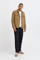 Blend Hemdjacke Shirt Khaki/Beige/Braun