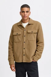 Blend Hemdjacke Shirt Khaki/Beige/Braun