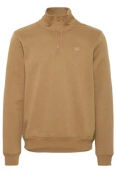 Blend Troyer Sweatshirt Khaki/Braun/Beige