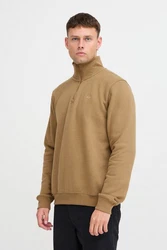 Blend Troyer Sweatshirt Khaki/Braun/Beige