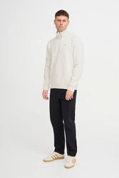 Blend Troyer Sweatshirt Creme/Weiß/Khaki/Beige