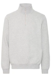 Blend Troyer Sweatshirt Grau/Hellgrau