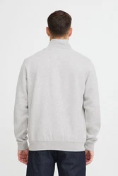 Blend Troyer Sweatshirt Grau/Hellgrau