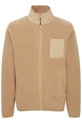 Blend Fellimitatjacke Sweatshirt zipp thru Beige/Braun/Khaki