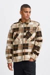 Blend Kurzjacke BLEND BHShirt Braun/Beige/Hellblau