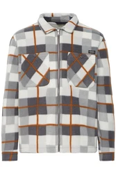Blend Kurzjacke BLEND BHShirt Hellblau/Grau/Orange/Hellgrau