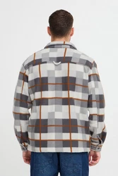 Blend Kurzjacke BLEND BHShirt Hellblau/Grau/Orange/Hellgrau