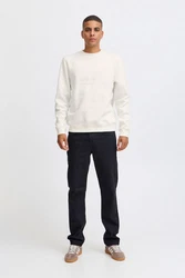 Blend Longsweatshirt BHSweatshirt Weiß/Creme/Khaki/Beige
