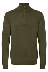 Blend Troyer Pullover Dunkelgrün/Grün